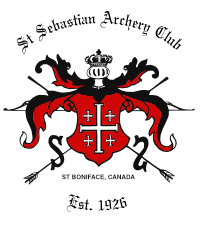 St Sebastian Pole Archery Club Logo